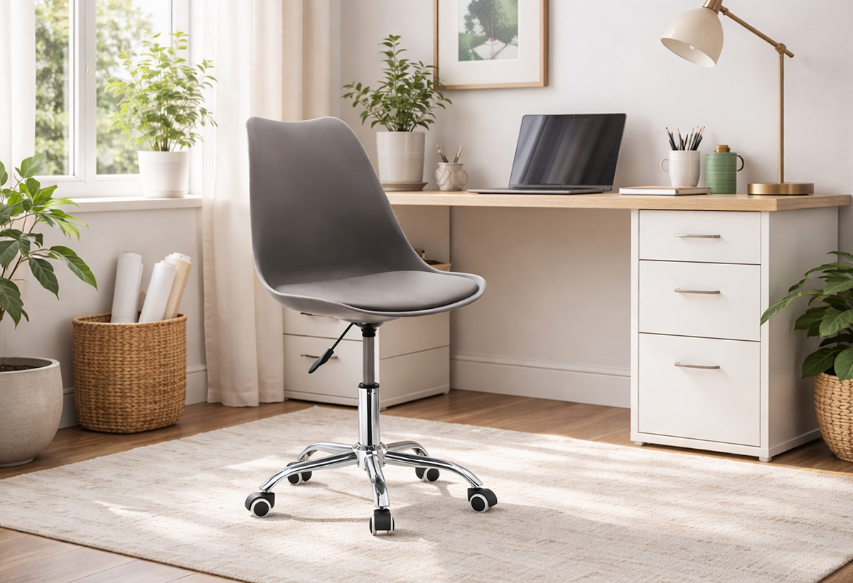 Απεικονίζεται η πολυθρόνα σε ένα σαλόνι.